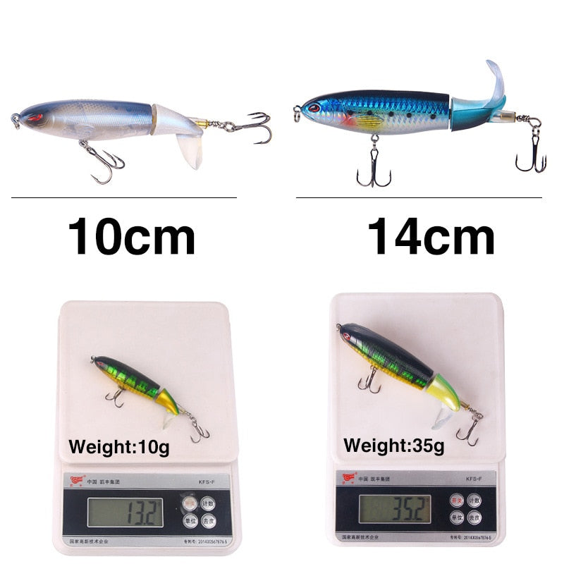 Isca Artificial Plopper Rotação na Cauda