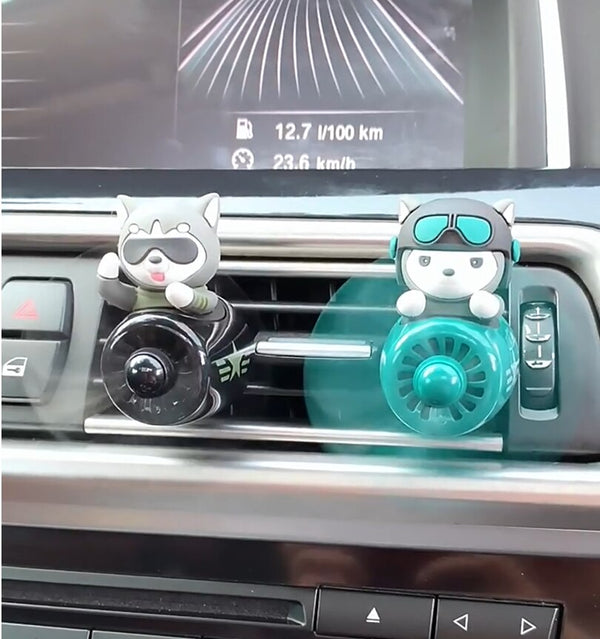 Difusor de Ar com Perfume, Hélice Rotativa para Carro