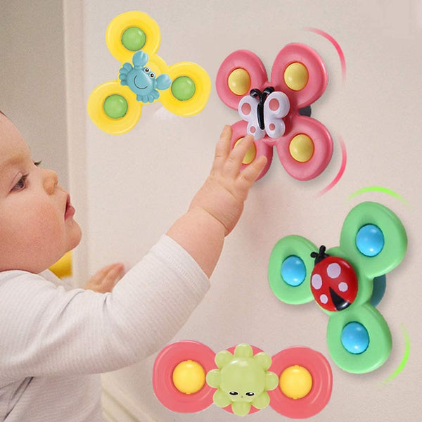 Brinquedo Spinner Educativo  Sensorial com Ventosa