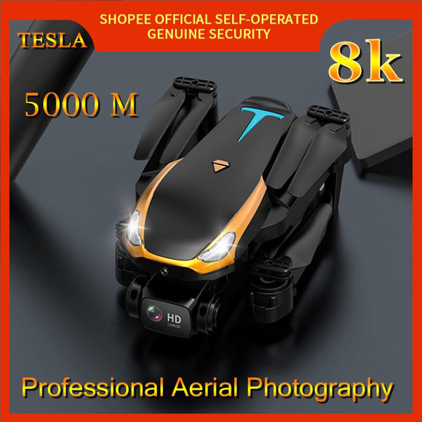 Drone Profissional 4K HD, Fotografia Aérea, Quadcopter, Controle Remoto 5000 Metros de Distância e Evite Obstáculos